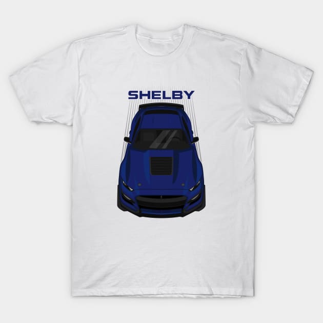 Ford Mustang Shelby GT500 2020-2021 - Kona Blue T-Shirt by V8social